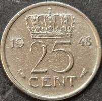 Hollandia 25 cent, 1948.