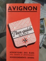 Avignon térkép 1960 körül