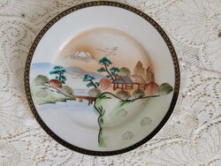 Japán porcelán kistanyer az 1920-30 As évekből