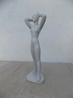 Drasche porcelán fésülködő nő