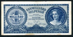 1946 1 milliárd Milpengő