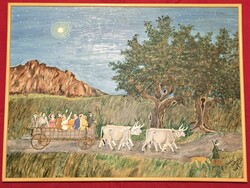 Kada István Törökszentmiklós, 1904 - 1986 festmény eredeti alkotás garanciával.