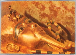 Képeslap - egyiptomi kincsek - Tutankhamen / Nebheperuré / Tutanhamon