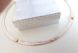 Cartier stílusú ezüst nyakék