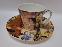 Gustav Klimt teás csésze aljjal