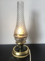 Elektrofém elektromos asztali lámpa 34cm.