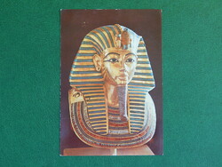 Képeslap - egyiptomi kincsek - Tutankhamen / Nebheperuré / Tutanhamon arany maszk