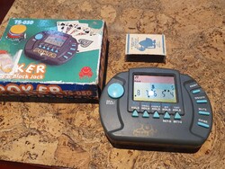 Retro casino poker és black jack nyerőgép kvarcjáték szép állapotban