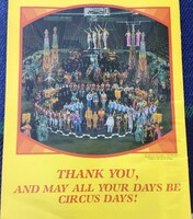 Cirkusz, Ringling Bros. and Barnum & Bailey Circus program és magazin 112th kiadás 1982.