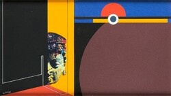 Joseph Kadar / Le K'dar / Kádár József (1936 - 2019): Le dualisme, Buddha, 26 x 46 cm