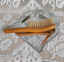 Antik morzsalapát és kefe szép állapotban
