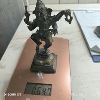 Bronz, keleti Ganésa táncoló szobor eladó!