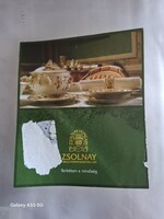 Zsolnay ajánlással: damaszt asztalterítő