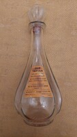 Antik Old Taylor amerikai whiskey-s üveg, eredeti cimkével