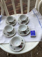 Herendi porcelán kézi festésű kávés csészék.