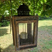 Lámpás, mécsestartó, dekor, gyertyatartó