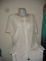 Pura Seta selyem blúz 44-es, krém