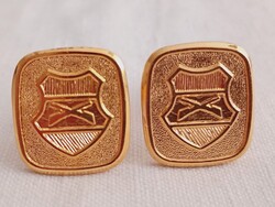 Mandzsetta gomb 041 - MH Tiszti eredeti dobozban retro
