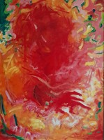 Kárai Mihály: Hangulat, képméret: 80x60 cm, keretezett méret: 98x78 cm