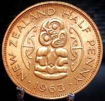 Új Zéland ½ penny, 1963 C05B5