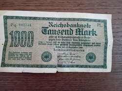 Német Birodalmi 1000 márka(1922)