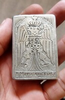 Szerb màsodik világhàborús alumínium gyufatartó