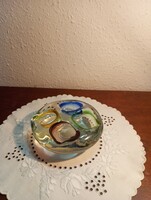 Cseh üveg hamu tál.