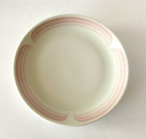 4 DB RETRO ALFÖLDI PORCELÁN SÜTIS TÁNYÉR RÓZSASZÍN MINTÁVAL