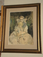 Prihoda István (1891-1956) : Anya gyermekével
