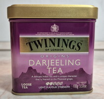Régi Twinings teás doboz, fémdoboz  - 2011 évi lejárattal