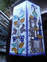 Szép, ritka, nagy méretű habán váza múzeumi másolat 25 cm