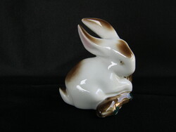 Zsolnay porcelán nyúl nyuszi