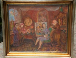 Szabó Vladimir (1905-1991) : Lecke festésből
