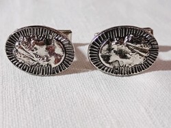 Mandzsetta gomb 042 - eredeti dobozban retro