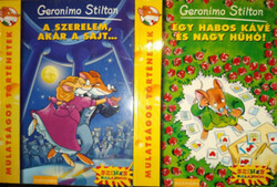 2 db Geronimo Stilton: A szerelem, akár a sajt... + Egy habos kávé és nagy hűhó! - Geronimo Stilton