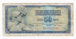 Ötven Dinár - Jugoszláv bankjegy 1968