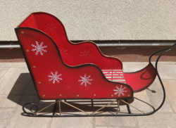 Vintage karácsonyi mikulás szánkó. 80 cm. Alkudható.