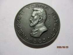 Magyar Nemzeti Torna Egylet 1863. Bronz érem.