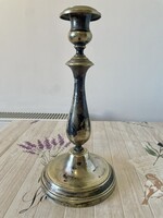 Christofle ezüstözött francia gyertyatartó