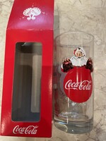 Coca-cola pohár készlet karácsonyi mikulás mintás 6 db új dobozában