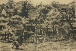 Remsey Jenő (1885-1980) : Kapáló