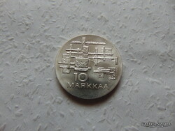 Finnország ezüst 10 márka 1967 24 gramm