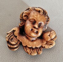 Antik faragott fa angyal putto ALKUDHATÓ