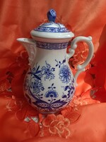 Meisseni  hagymamintás porcelán nagy kiöntő