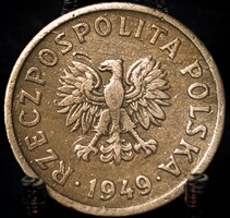 Lengyelország 10 Groszi (garas), 1949 (vörös)réz-nikkel, 2 g A07A5