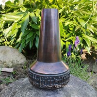 Réz váza iparművészeti TUNGSRAM jelzéssel