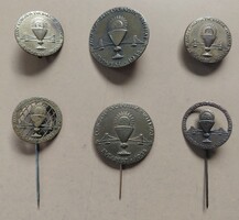 1938. "XXXIV. Nemzetközi Eucharisztikus Kongresszus Budapest" 6db . Madarassy , Ludvig  gyartók.