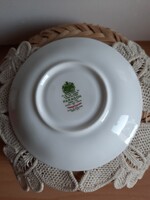 Paragon Új,látványos virágmintás,  bordázott porcelán tányér, pótlásnak