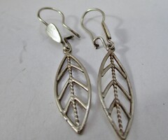 Szép különleges kézműves ezüst fülbevaló