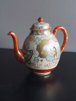 ! Kutani - fehér jelzett vékony porcelán teáskanna - hibátlan állapot! - 928